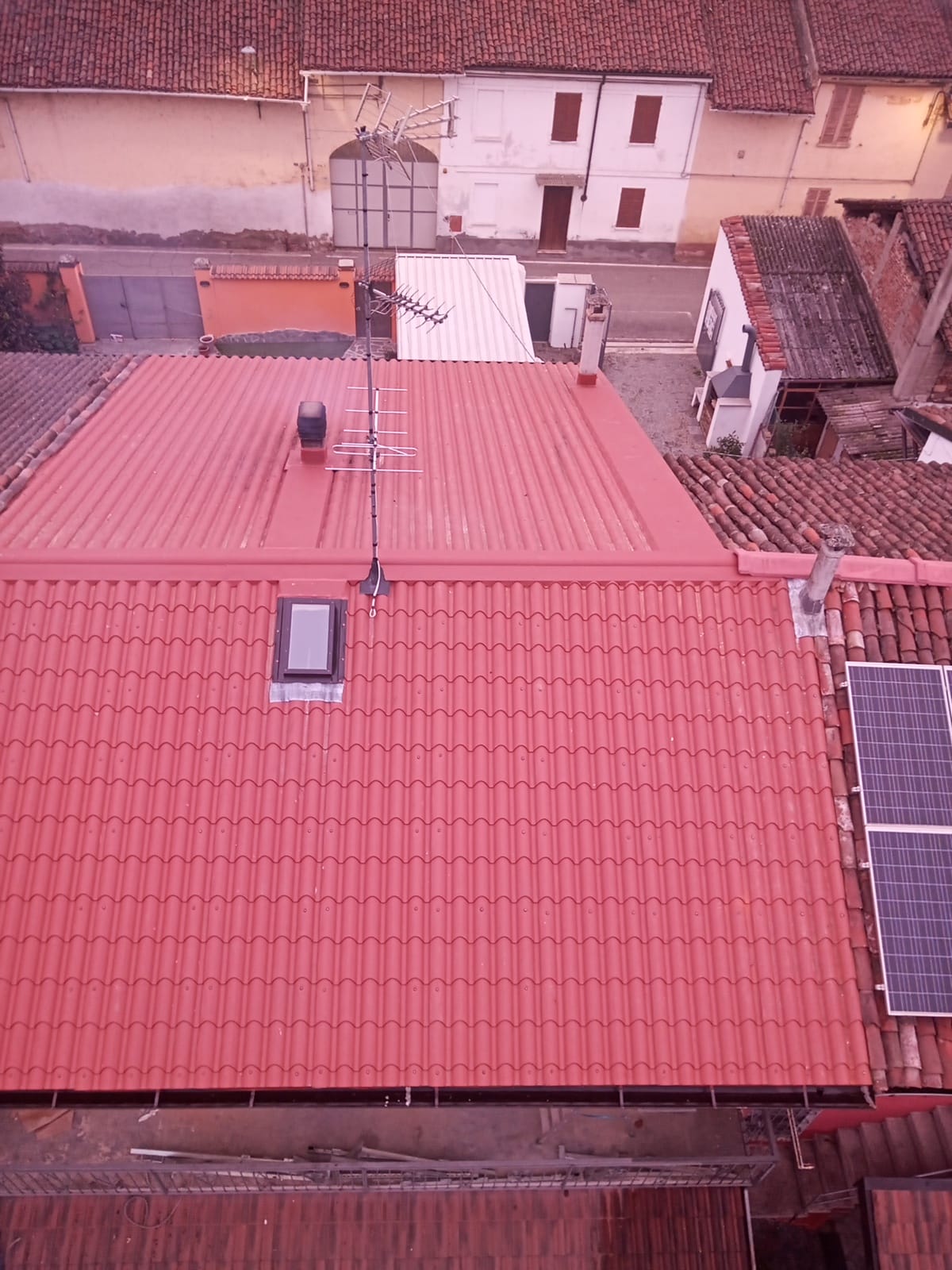 Rifacimento tetto a coppi · cantiere Edil Mold