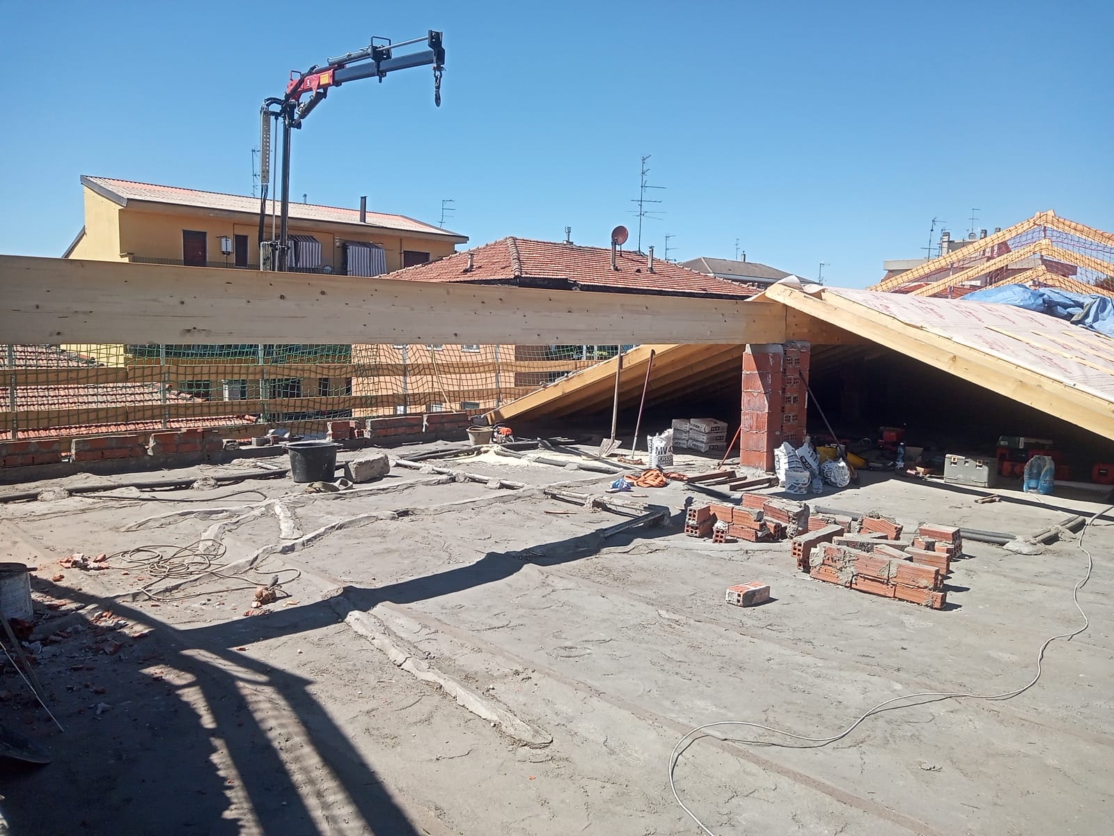 Nuovo edificio in costruzione